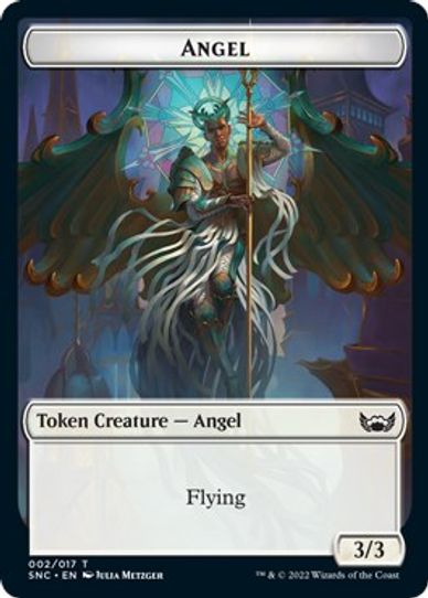 Cat // Angel Double-sided Token [Streets of New Capenna]