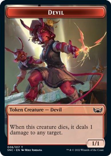 Devil // Citizen Double-sided Token [Streets of New Capenna]
