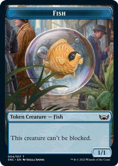 Fish // Citizen Double-sided Token [Streets of New Capenna]
