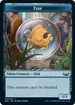 Fish // Wizard Double-sided Token [Streets of New Capenna]