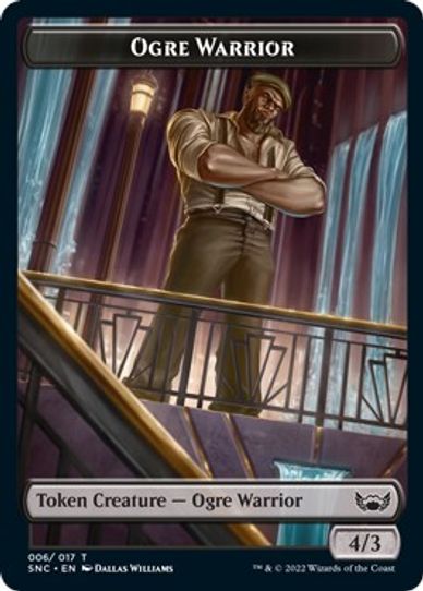 Ogre Warrior // Copy Double-sided Token [Streets of New Capenna]