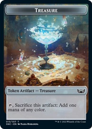 Treasure // Citizen Double-sided Token [Streets of New Capenna]