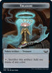 Treasure // Rhino Warrior Double-sided Token [Streets of New Capenna]