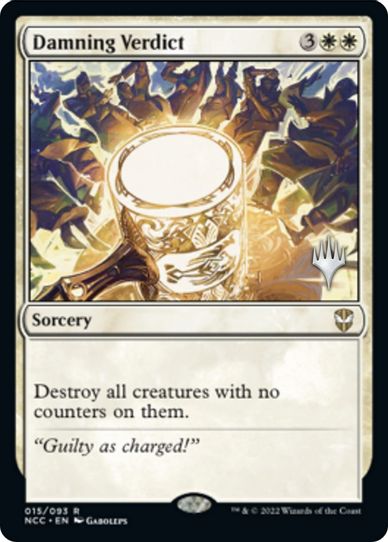 Damning Verdict (15) [Promo Pack: Streets of New Capenna]