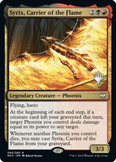 Syrix, Carrier of the Flame (80) [Promo Pack: Streets of New Capenna]