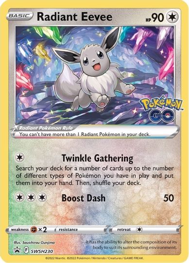 Radiant Eevee SWSH230 (SWSH230) [SWSH: Sword & Shield Promo Cards]