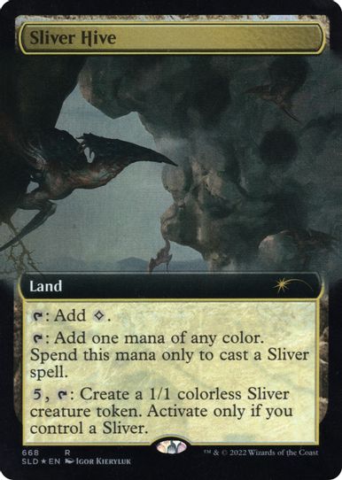 Sliver Hive (Extended Art) (668) [Secret Lair Drop Series]