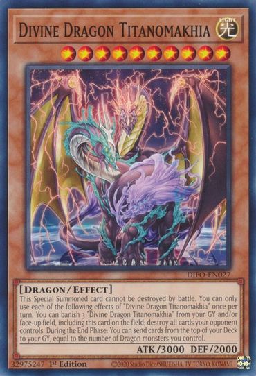 Divine Dragon Titanomakhia (DIFO-EN027) [Dimension Force]