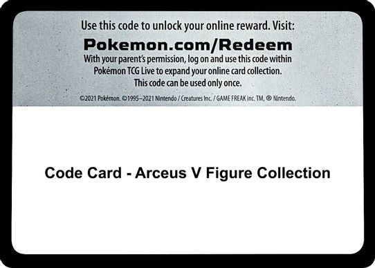 Pokémon TCG: Arceus V Figure Collection