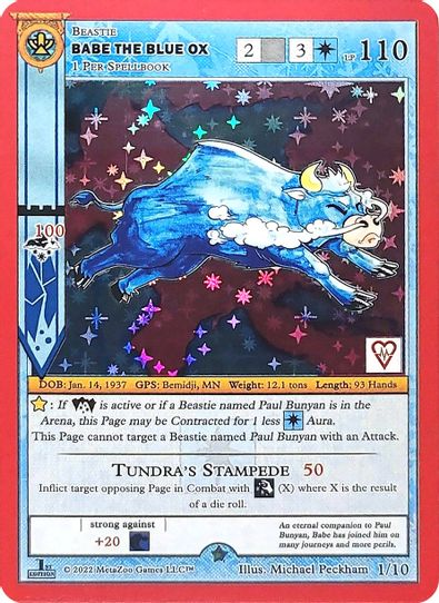 Babe The Blue Ox (1/10) [ReVive Skateboards Promos]