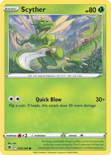 Scyther (005) (005/189) [Sword & Shield: Astral Radiance]
