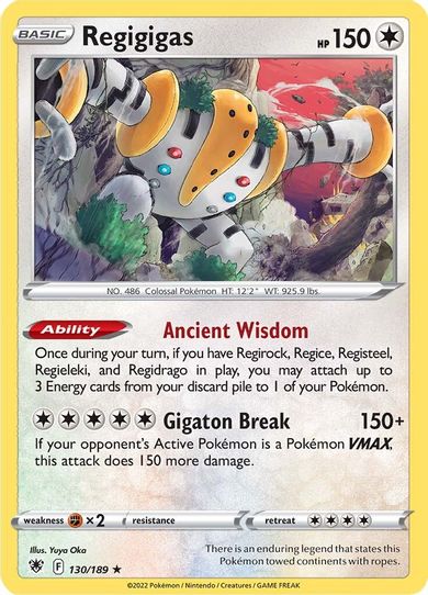 pokemon regice card Regice - Pokmon TCG Pocket Card