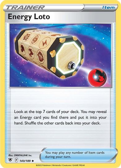 Energy Loto (140/189) [Sword & Shield: Astral Radiance]