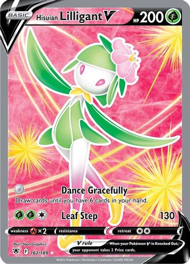 Hisuian Lilligant V (Full Art) (162/189) [Sword & Shield: Astral Radiance]