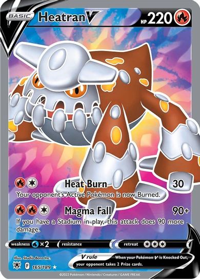 Heatran V (Full Art) (165/189) [Sword & Shield: Astral Radiance]