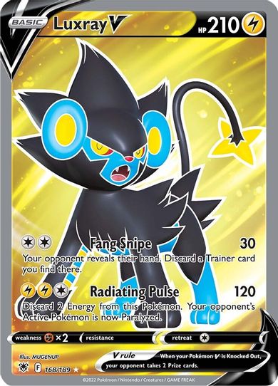 Luxray V (Full Art) (168/189) [Sword & Shield: Astral Radiance]