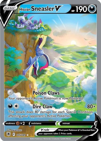 Hisuian Sneasler V (Alternate Full Art) (175/189) [Sword & Shield: Astral Radiance]