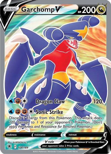 Garchomp V (Full Art) (178/189) [Sword & Shield: Astral Radiance]