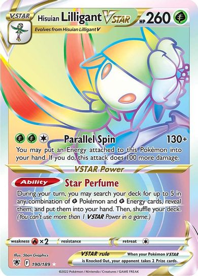 Hisuian Lilligant VSTAR (Secret) (190/189) [Sword & Shield: Astral Radiance]