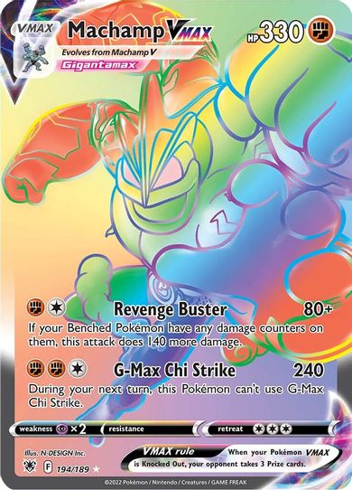 Machamp VMAX (Secret) (194/189) [Sword & Shield: Astral Radiance]