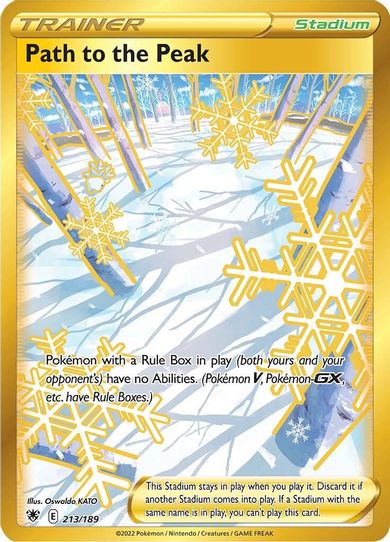 Path to the Peak (Secret) (213/189) [Sword & Shield: Astral Radiance]