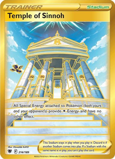 Temple of Sinnoh (Secret) (214/189) [Sword & Shield: Astral Radiance]