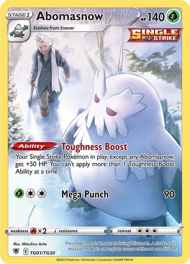 Abomasnow (TG01/TG30) [SWSH10: Astral Radiance Trainer Gallery]