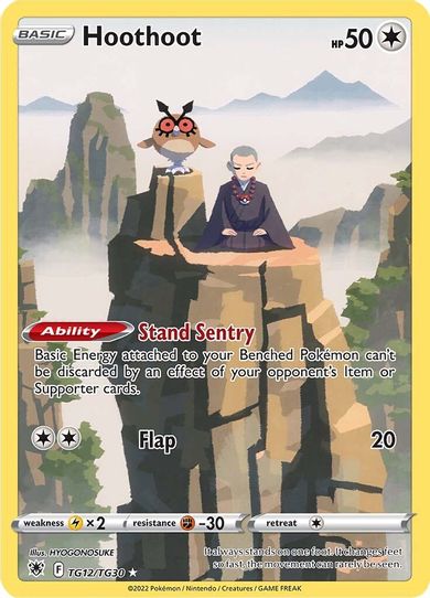 Hoothoot (TG12/TG30) [SWSH10: Astral Radiance Trainer Gallery]