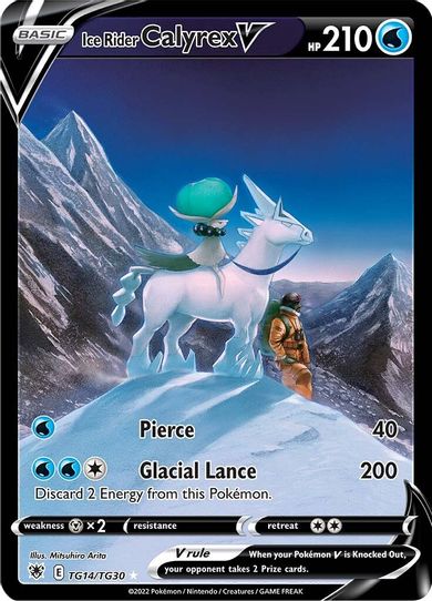 Ice Rider Calyrex V (TG14/TG30) [SWSH10: Astral Radiance Trainer Gallery]