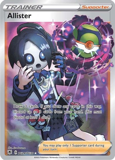 Allister (TG24/TG30) [SWSH10: Astral Radiance Trainer Gallery]