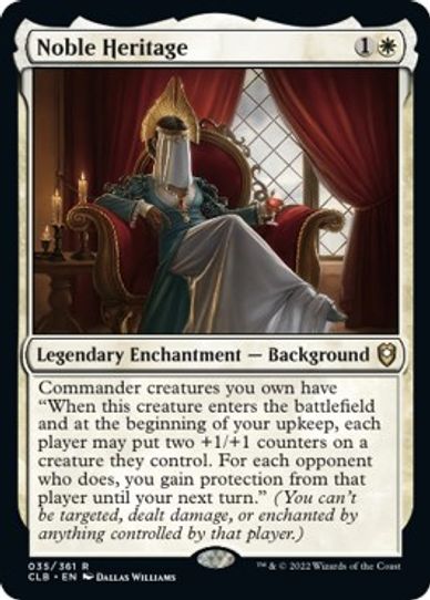 Noble Heritage (35) [Commander Legends: Battle for Baldur's Gate]