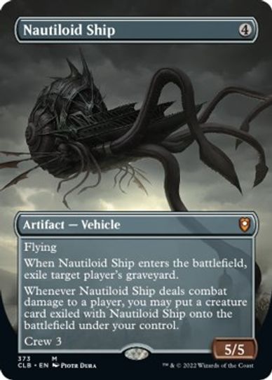 Nautiloid Ship (Borderless) (373) [Commander Legends: Battle for Baldur's Gate]