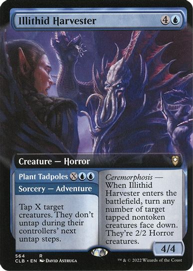 Illithid Harvester (Extended Art) (564) [Commander Legends: Battle for Baldur's Gate]