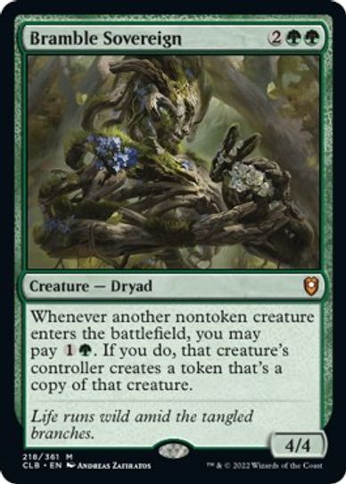 Bramble Sovereign (218) [Commander Legends: Battle for Baldur's Gate]