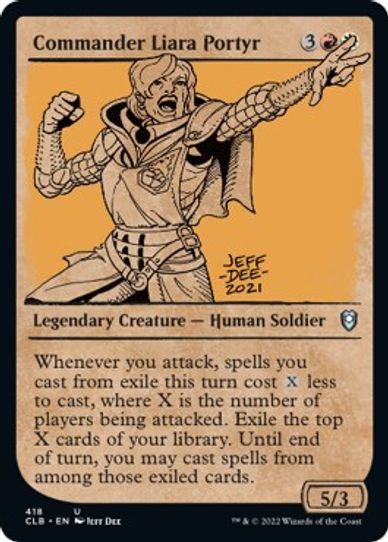 Commander Liara Portyr (Showcase) (418) [Commander Legends: Battle for Baldur's Gate]