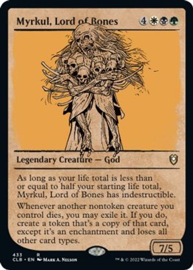 Myrkul, Lord of Bones (Showcase) (433) [Commander Legends: Battle for Baldur's Gate]