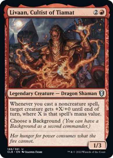 Livaan, Cultist of Tiamat (188) [Commander Legends: Battle for Baldur's Gate]