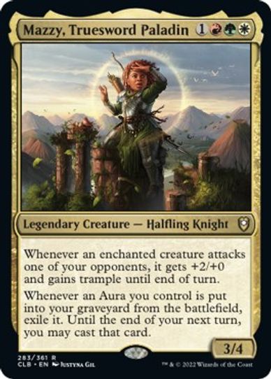 Mazzy, Truesword Paladin (283) [Commander Legends: Battle for Baldur's Gate]
