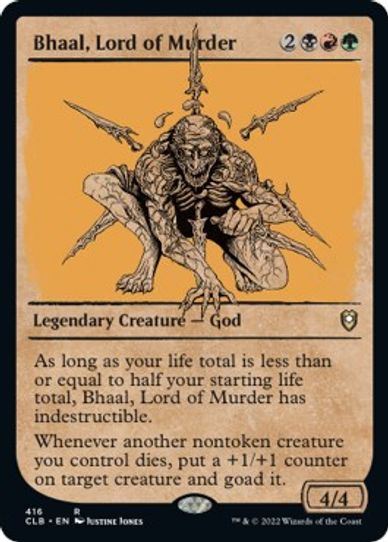 Bhaal, Lord of Murder (Showcase) (416) [Commander Legends: Battle for Baldur's Gate]