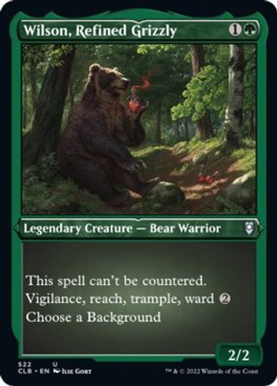 Wilson, Refined Grizzly (Foil Etched) (522) [Commander Legends: Battle for Baldur's Gate]