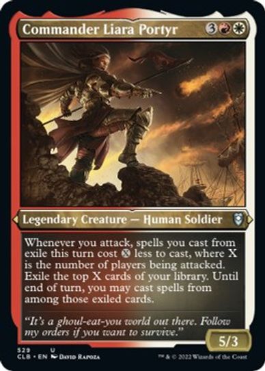 Commander Liara Portyr (Foil Etched) (529) [Commander Legends: Battle for Baldur's Gate]