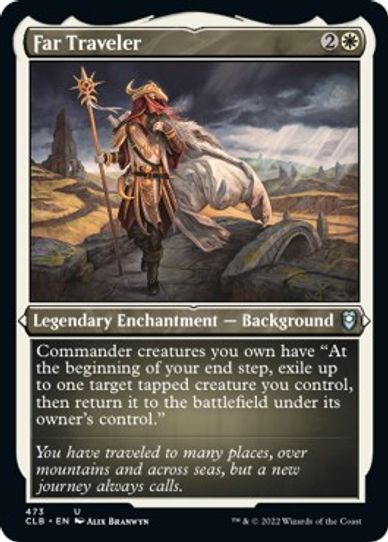 Far Traveler (Foil Etched) (473) [Commander Legends: Battle for Baldur's Gate]