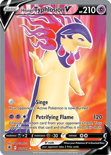 Hisuian Typhlosion V (Full Art) (169/189) [Sword & Shield: Astral Radiance]