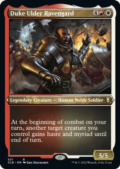 Duke Ulder Ravengard (Foil Etched) (531) [Commander Legends: Battle for Baldur's Gate]