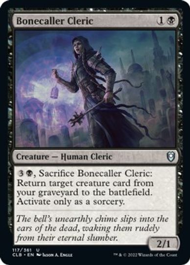 Bonecaller Cleric (117) [Commander Legends: Battle for Baldur's Gate]