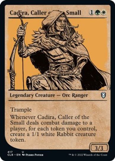 Cadira, Caller of the Small (Showcase) (417) [Commander Legends: Battle for Baldur's Gate]