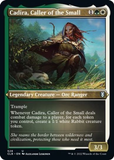 Cadira, Caller of the Small (Foil Etched) (528) [Commander Legends: Battle for Baldur's Gate]