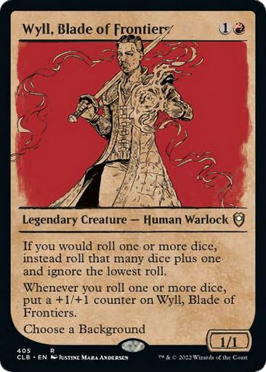 Wyll, Blade of Frontiers (Showcase) (405) [Commander Legends: Battle for Baldur's Gate]