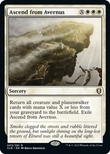 Ascend from Avernus (5) [Commander Legends: Battle for Baldur's Gate]