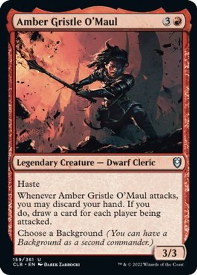 Amber Gristle O'Maul (159) [Commander Legends: Battle for Baldur's Gate]